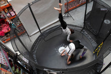 Załaduj obraz do przeglądarki galerii, Trampolina Ogrodowa Mocna czarna 8 Fit 244cm