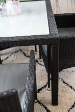 Załaduj obraz do przeglądarki galerii, Zestaw ogrodowy stół i 4 krzesła szary RAVENNA 2 E1041
