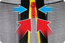 Załaduj obraz do przeglądarki galerii, Trampolina Ogrodowa Mocna czarna 8 Fit 244cm