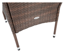 Załaduj obraz do przeglądarki galerii, Zestaw ogrodowy stół i 8 krzeseł brązowy FLORENCJA