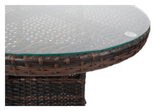 Załaduj obraz do przeglądarki galerii, Zestaw ogrodowy stół i 2 krzesła brązowy COCO 6 E1050