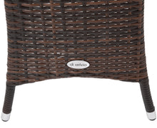 Załaduj obraz do przeglądarki galerii, Zestaw ogrodowy stół i 2 krzesła brązowy COCO 6 E1050